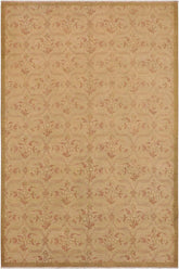 handmade Transitional Kafkaz Tan Lt. Brown Hand Knotted RECTANGLE 100% WOOL area rug 9 x 12